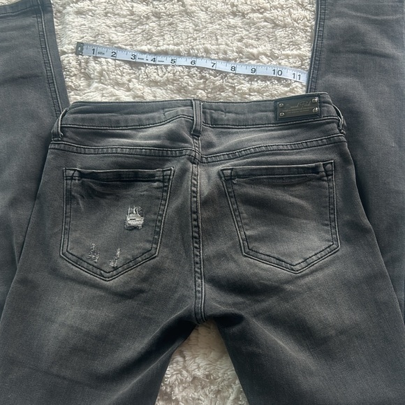 Sneak Peek women's charcoal denim skinny jeans - Picture 9 of 11